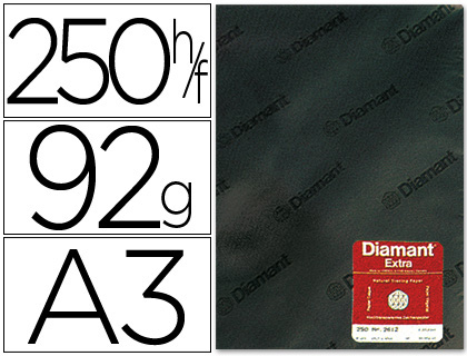 Papel vegetal Diamant A3 92g/m²